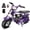 Purple, variant on FRP GMB100 Performance 99cc Gas Powered Mini Dirt Bike, 28MPH Off-Road Motorcycle with Hydraulic Brakes, Suspension & SunF All-Terrain Tires – Red