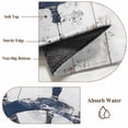 thumbnail image 6 of 6'x9' Area Rugs, Navy Blue Retro Coastal Indoor Outdoor Area Rug for Living Room Bedroom, Nautical Summer Vintage Rudder Washable Bathroom Rugs Kitchen Floor Carpet Mats Home Decor Aesthetic, 6 of 8