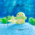 thumbnail image 5 of Raindrops 6 Pcs Mini Resin Animals Figurines Set Assorted Color Turtle Figure Cute Cartoon Style Decor, 5 of 8