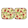 thumbnail image 5 of Lsque Cherries and Ladybirds 2 PCS Windshield Sun Shade | CarFoldable Window Covers | Car Accessories Reflect UV for Universal Cars SUV Truck | Large, 5 of 7