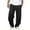 *Black, variant on VBVC Men's Baggy Wide Leg Sweatpants with Pocket , Soft Elastic Waist Casual Jogger Pants For Men, Army Green , S-2XL