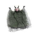 thumbnail image 1 of Muñeca de colgante de Halloween, adorno decorativo novedoso, estilo vintage, voladores, decoración aterradora para césped, dormitorio, Verde Macarena Colgante de Halloween, 1 of 8