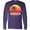 Purple, variant on Jamaica Vacation Trip Long Sleeve T-Shirt