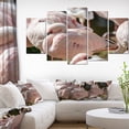 thumbnail image 1 of Pat of Flamingos Gros Plan - Impression sur Toile Abstraite, 1 of 3