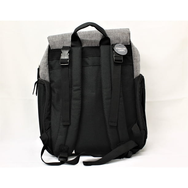 Eddie Bauer Cascade Back Pack Diaper Bag Black and Gray s-l400.jpg main image 2