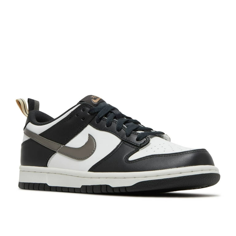Youth Nike Dunk Low Shoes in Off Noir/Metallic Pewter