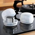 thumbnail image 2 of 4 Pcs Stove Knob Covers for Child Safety Protection Baby Safe Stove Knob Locks Kitchen Gas Stove Knob Covers Kitchen Utensils White, 2 of 5