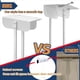 thumbnail image 5 of 2X Cerradura Puerta Plegable Metal - Cerradura Puerta Armario Plegable Ajustable (Se Adapta Puertas Plegables 0,6 A 2 Pulgadas)Cerradura de Seguridad para Niños con Puerta Plegable, 5 of 5