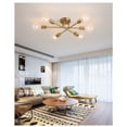 thumbnail image 2 of Lámpara colgante de techo Nordic Modern Golden Living Room, 2 of 6