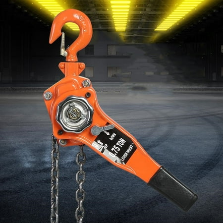 Ratchet Chain Lv. life 1 Set Alloy Steel 1.5Ton 10ft Lever Chain Hoist Ratchet Puller Lifting Equipment, Lifting Hoist, Pulley Hoist ()