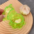 thumbnail image 3 of Shoreew Garlic Mincer Portable Manual Garlic Press for Quick Meal Prep Translucent Kitchen Tool for Garlic Ginger Herbs Nuts, 3 of 7