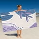 thumbnail image 5 of 1 pieza de toalla de playa de felpa doble de fibra ultrafina con varios estampados, toalla de playa, chal de natación y protector solar, 5 of 5