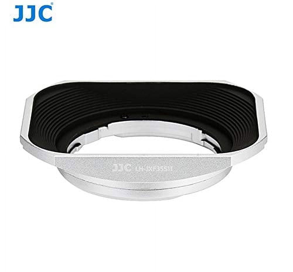 JJC LH-JXF35SII Silver Metal Square Bayonet Lens Hood for Fujinon