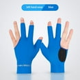 thumbnail image 3 of Open Finger Billiard Pool Gloves Adjustable Sticker Polyester Snooker Billiards Gloves Smooth Soft Portable Training Accessories mix-2pcs, 3 of 6