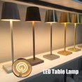 thumbnail image 2 of LED USB Table Lamp Rechargeable Cordless LED Bar Hotel Decor Metal Night Light, 2 of 5