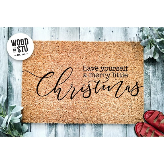 Doormat Have Yourself A Merry Little Christmas V2 | Christmas Doormat (18" x 30") #21510