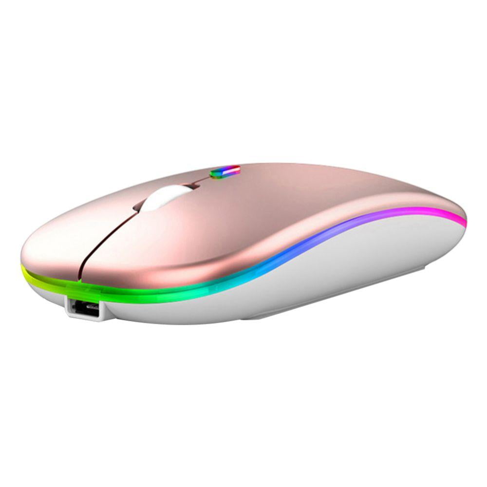 Wireless Mouse, Rechargeable Silent Mice 2.4G Portable Office Optical Mouse with USB Receiver, 3 DPI for Laptop, Computer, PC, Notebook, Desktop (Black) - Walmart.com