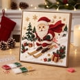 thumbnail image 6 of Christmas Diamond Art Painting Kit for Beginners, DIY Pearl Art Set with Frame 9 Classic Holiday Designs for Wall Decor Home Holiday Gift by OVFUIZ, 6 of 8