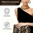 thumbnail image 6 of Xixirimido Clutch Purse for Women Formal Evening Bags for Wedding Party Cocktail Prom Leather Envelope Bag with Detachable Chain, Snake Skin, 6 of 7