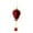 hot air balloon S, variant on FVDPWYE Christmas Hanging Ornament Cute Christmas Decoration for Tree Holidays Walls drum L