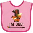 thumbnail image 3 of Inktastic 1st Birthday Fox 1 Year Old Boys or Girls Baby Bib, 3 of 4