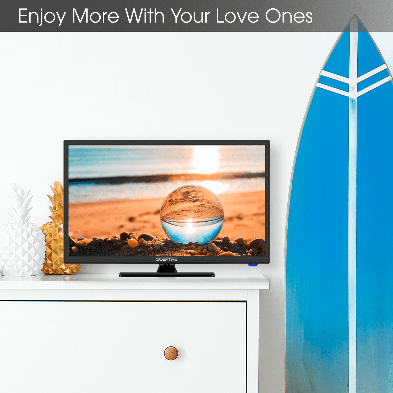 Sceptre 24" Class 1080P FHD LED TV E246BV-F