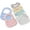 Style 1, variant on 6PCS Muslin Baby Bibs Ultra Soft Absorbent, 100% Cotton Baby Bandana Drool Bibs Adjustable Snaps