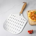 thumbnail image 4 of Stainless Steel Wipes Stainless Steel Pizza Transfer Spatula Folding Spatula Solid Wood Handle Removable Baking Tools Baking Spatula Pizza Stainless Steel Spatula, 4 of 6