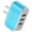 Blue, variant on LED Smartphone Charger Wall Mount with 3 USB Ports Portable Travel Charger for IP/Type-C/ USB Devices - Wall Chargers