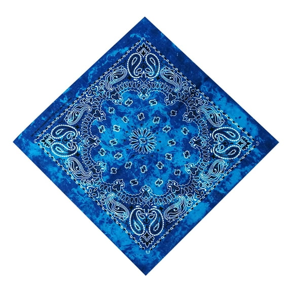 YUUZONE Gradient Tie-Dye Paisley Sport Pocket Square Scarf Headband Bandana Wristband