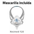 thumbnail image 2 of Auto CPAP Air Mini Resmed (Paquete Completo) con Mascarilla, 2 of 5
