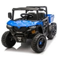 thumbnail image 4 of Ambifirner 24V 2 Seater Ride on Dump Truck, 400W 6-Wheel Ride on Toys for Big Kids with Remote Control, Ride on UTV Car with Electric Dump Bed, LED Lights & Music - Ages 3+, 4 of 9