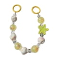 thumbnail image 4 of Llavero con dije para teléfono, llavero de coche, correa para la muñeca, decoración para bolso, dijes para bolso para mujer, recuerdos de fiesta, boda Amarillo, 4 of 8