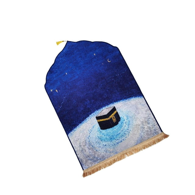 serony Tapis de Prière Tapis de Prière de Collection pour Voyage Extérieur Salon Bleu
