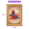 thumbnail image 5 of Republican Rhodesian Ridgeback Making Woof Count Election 2024 Acrylic Plaque with Wood Photo Frame Box Ridgebacks Dog Lover Gifts Light Box - 01002, 5 of 5