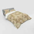thumbnail image 3 of Ambesonne Floral Bedding Set 3 Pcs, Daisies Romantic Ornate, Twin XL, Tan Pink Cream, 3 of 3