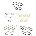 thumbnail image 6 of AFQH 5 Pcs Christmas Stocking Hooks Stocking Holders Non-Slip Stocking Hangers for Mantle Fireplace Xmas Party Home Decoration Hooks Set, 6 of 8