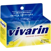 Vivarin Caffeine Alertness Aid Tablets, 40 CT (Pack of 6)