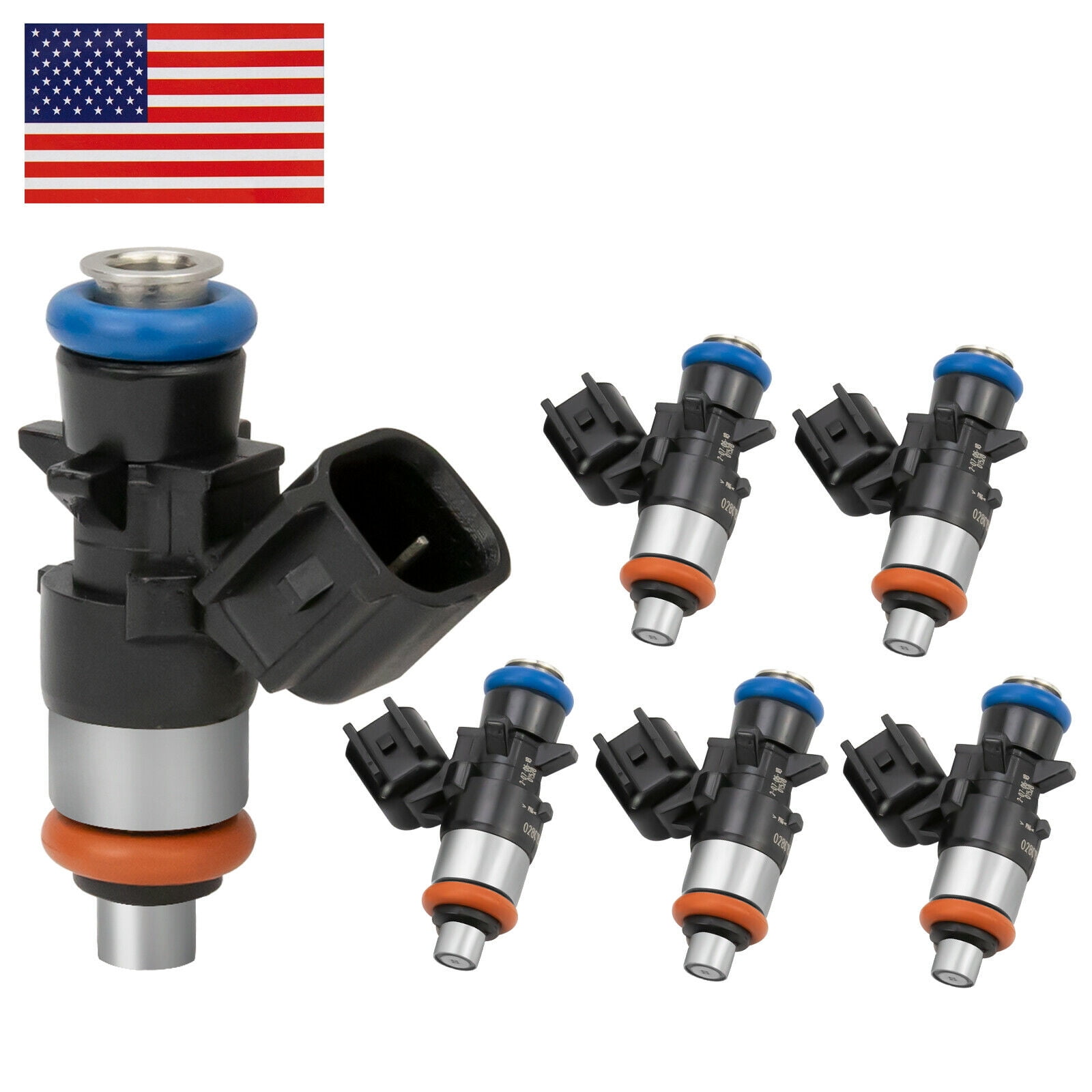 YOMTOVM Set of 6 Fuel Injectors 0280158233 Compatible with Dodge Ram