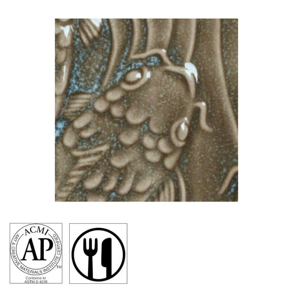 Amaco Liquid Gloss Glaze - Pint, Olive Green, Transparent