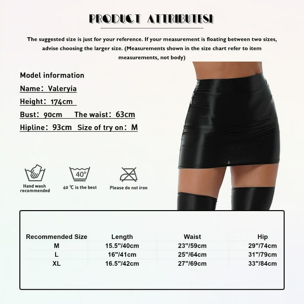 Alvivi Womens Stretchy Bodycon Pencil Tube Short Mini Skirt Sexy