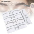 thumbnail image 4 of Eyebrow Mapping Ruler, Guide Measuring Tool Adhesive 100 Pack Brow Ruler Stencils  for Permanent Makeup for All Face Shapes, 4 of 7