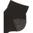 thumbnail image 4 of Fruit of the Loom mens 12 Pair Pack Dual Defense Cushioned Casual Sock, Black, 6-12, 4 of 4