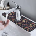 thumbnail image 7 of Pofeuu Flower Print Splash Guard for Sink Faucet Sink Gadgets-Splash Guard Behind Faucet Drip Catcher for Kitchen, Bathroom,Sink Mat, 7 of 7