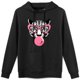 thumbnail image 1 of Sudadera con capucha divertida de estilo retro americano con corte holgado y bolsillo tipo canguro adelgazante.(M), 1 of 5