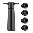 thumbnail image 1 of Wine Saver with 4 Vacuum Stoppers, Wine Stopper, Wine Preserver, Reusable Bottle Seal Keeps Wine Fresh (Wine Pump + 4 Stoppers), 1 of 3