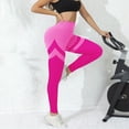 thumbnail image 4 of UngA Anti Cellulite Leggings for Women Seamless Butt Lifting Tummy Control Leggings for Women High Waist Yoga Pants Compression Contour Tights Workout Yoga Leggings for Women Hot Pink,L, 4 of 7