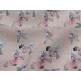 thumbnail image 4 of oneOone Viscose Jersey Pale Pink Fabric Florals Craft Projects Decor Fabric Printed By The Yard 60 Inch Wide-T2B, 4 of 5
