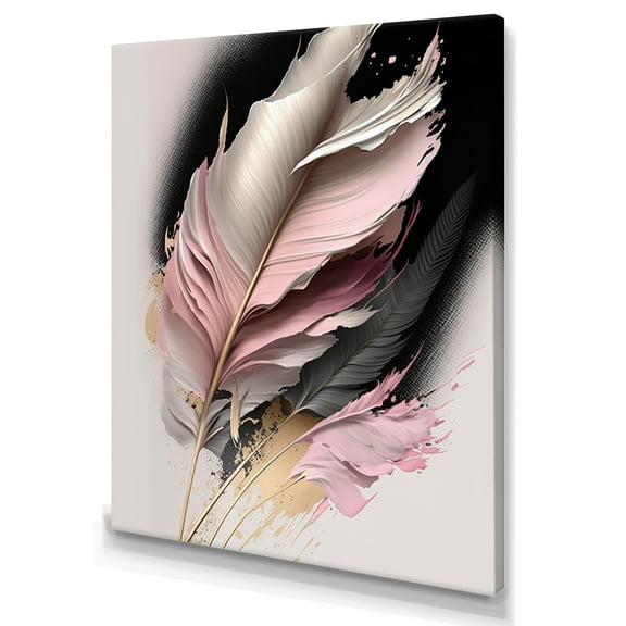 Designart Pink And Beige Hyperrealistic Roses II Canvas Wall Art