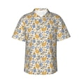 thumbnail image 1 of Fotbe Funny Chicken Camisa Hawaiana para Hombre Unisex – Camisa Casual de Verano con Botones de Manga Corta de Algodón y Lino,3X-Large, 1 of 7